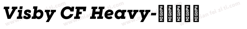 Visby CF Heavy字体转换